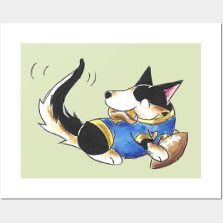 Tailgate Pup (Husky) Posters and Art